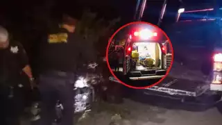 El acompañante resultó con lesiones