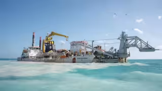 "Significa un renacimiento para Yucatán": primera etapa de dragado del Puerto de Altura registra un 90% de avance