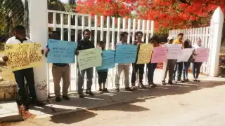 Los protestantes afirman que el coordinador no toma en cuenta sus propuestas