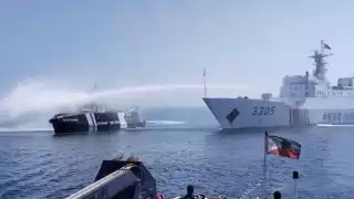 La Guardia Costera China atacó con cañones de agua a embarcaciones filipinas al considerar que ingresaron a aguas de su jurisdicción