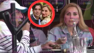 La pareja se encontraba comiendo en un centro comercial. Foto: Especial