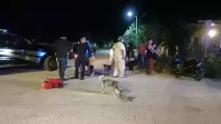 También el menor que guiaba la otra motocicleta quedó tendido en el pavimento