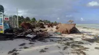 El frente frío dejó inundación de más del setenta por ciento de las calles
