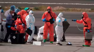 Crucero con brote de hantavirus desembarca a 94 pasajeros en Tenerife; aún faltan 24 por evacuar