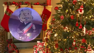 Este árbol de Navidad se contagió de la AMLOmanía