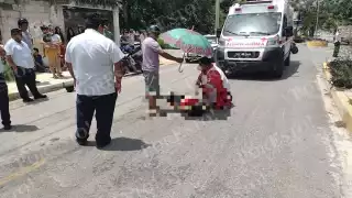 Aparatoso accidente deja dos lesionados en Carrillo Puerto