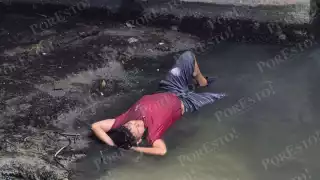 Hombre en presunto estado de ebriedad termina dentro de la caleta y es rescatado en Ciudad del Carmen