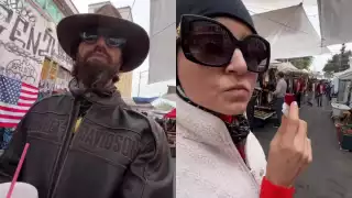 Angelique Boyer y Sebastián Rulli llevaban lentes de Sol y sombreros