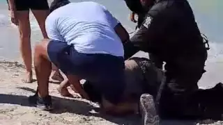 Se presume que el hombre ingresó en estado de ebriedad al mar de Progreso