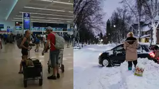 La mayor parte de las afectaciones se registraron en la Terminal 4 del aeropuerto