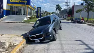 Por fortuna no hubo personas lesionadas en el accidente
