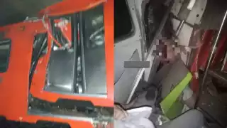 57 personas resultaron heridas tras el choque