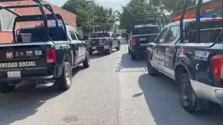 Caen dos presuntos asaltantes en el fraccionamiento Lombardo Toledano en Cancún