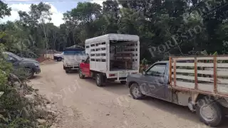 Ejidatarios bloquean acceso al tramo Felipe Carrillo Puerto-Tulum del Tren Maya