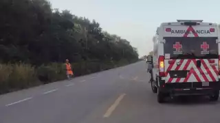 Los hechos se registraron a la altura del kilómetro 177 + 00 de la carretera federal 307