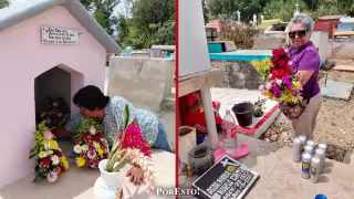 Cementerio de Hopelchén recibe regular afluencia de visitantes en la celebración