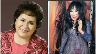 Luego de que Carmen Salinas fuera hospitalizada de urgencia debido a un derrame cerebral, medios de comunicación captaron a Lyn May en las instalaciones del hospital