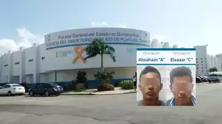 Abraham “A” y Eleazar “C” fueron detenidos durante un recorrido de vigilancia