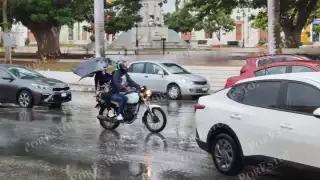 Frente Frío 28 provoca lluvias y descenso de temperatura en Campeche