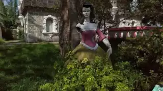 Existen leyendas urbanas en torno a la estatua de Blanca Nieves en Reino Mágico