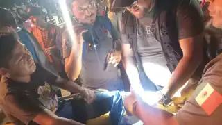 Menor termina con una herida de aproximadamente 7 centímetros tras accidente de moto en Xul Há