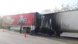 Elementos de Protección Civil lograron sofocar el incendio