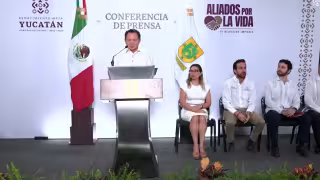 Joaquín Díaz Mena encabeza conferencia desde el Palacio de Gobierno; sigue la transmisión EN VIVO
