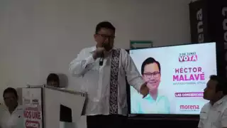Héctor Malavé seguirá en la contienda con Morena