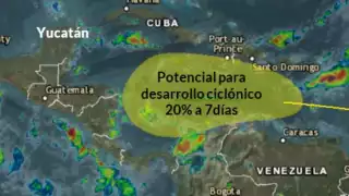 Vigilan en la Península de Yucatán un posible desarrollo ciclónico en el Atlántico
