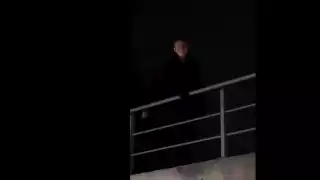 El cantante dejó el recinto en helicóptero. Foto: Especial