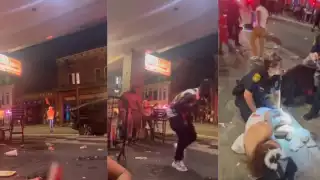 La avenida es conocida por contar con varios bares y centros nocturnos