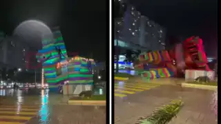 El burrito sabanero era parte de las decoraciones navideñas en Cancún