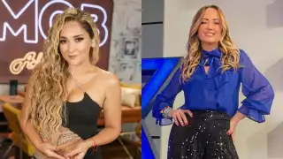 Sherlyn evadió las preguntas sobre sus críticas a Andrea Legarreta