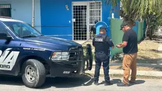 Los restos del individuo permanecieron por varios días en el interior del domicilio