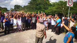 Luego de un dialogo con autoridades federales,  y llegar a un acuerdo con la directiva ejidal, estos determinaron liberar la vía