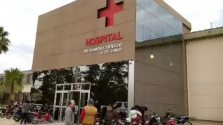 La menor murió de camino al hospital