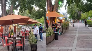 Liberan andadores de Paseo de Montejo en Mérida tras ser invadidos por mesas y letreros