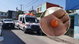 La menor fue puesta a salvo por los paramédicos