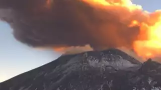 Así se vivió el estallido del volcán Popocatépetl