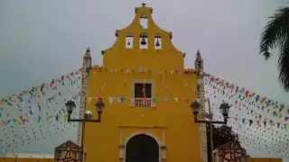 El trayecto concluye en el Santuario de la Virgen, ubicado en el primer cuadro del municipio de Tetiz