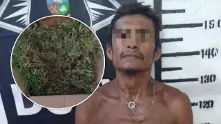 El hombre quedó a disposición de la policía de Umán