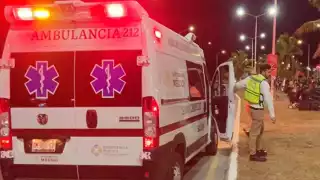 El grupo de rescate SAMU auxilió a la mujer en Campeche