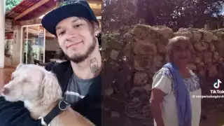 La abuelita se limitó a decirle que estaba 'chistoso'