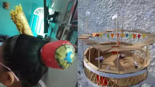 Madres siguieron la temática de peinados y sombreros locos, pero al estilo yucateco