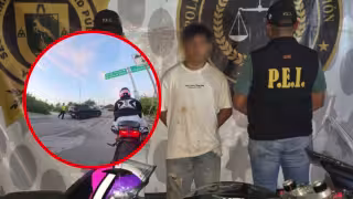 Detienen a motociclista que evadió un retén de la SSP en Progreso