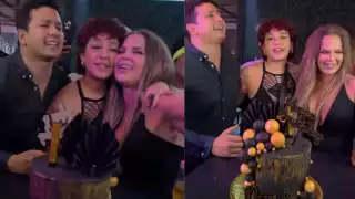 Ahí estuvieron Romina y Kiko, siendo el gran ausente, al menos en las fotos y videos, su hijo Emilio "El Halcón".