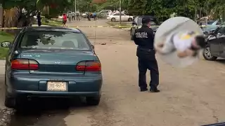 La víctima quedó tendida sobre la vía pública