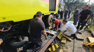 Vagón del Metro CDMX se descarrila en Talleres Ticomán antes de entrar en servicio en Línea 3