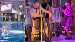 Su energía y su disposición para sumarse al espectáculo han generado una ola de comentarios positivos