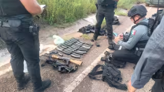 Ataque contra personal de la SSPC en Culiacán deja cuatro detenidos; aseguran armas y vehículo robado en EU
